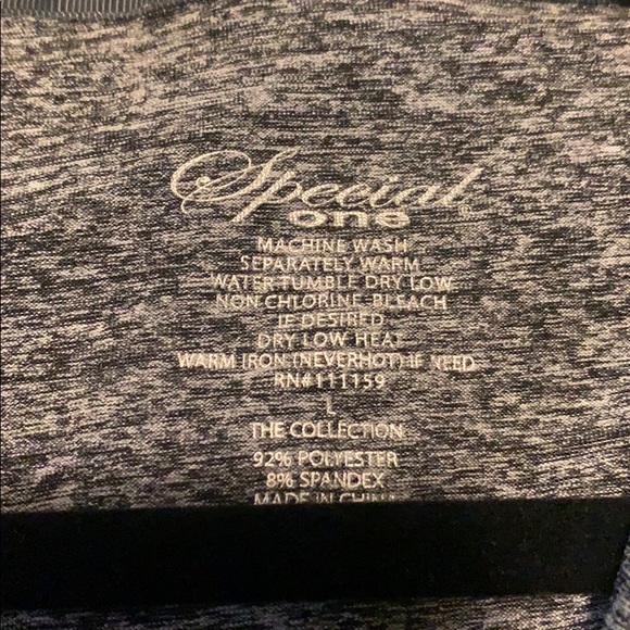 Grey Long Sleeve Workout Sweater - Picture 2 of 3